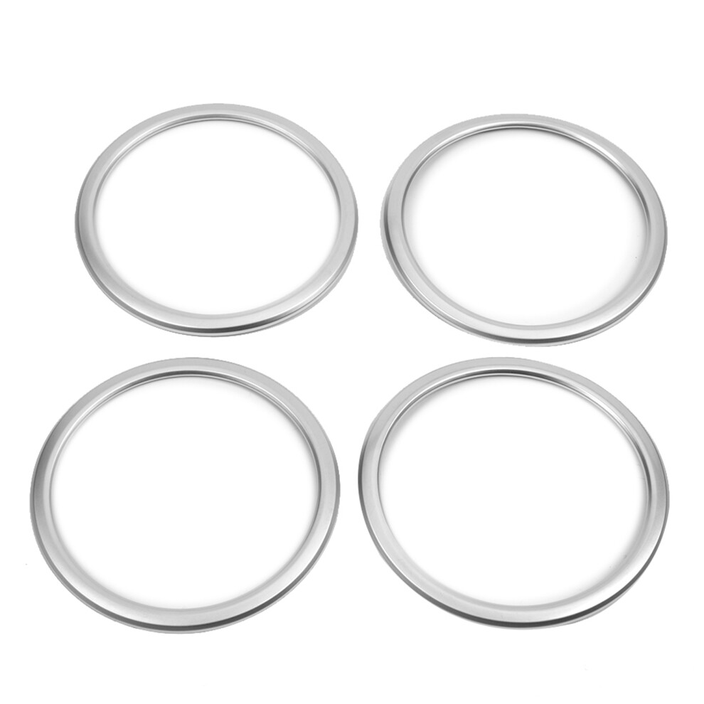 4Pcs Abs Chrome Car Door Speaker Ring Cover Trim 8320539093574