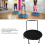 Foldable Trampoline 220lb Maximum Load Bearing 13