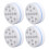 4Pcs Submersible LED Lights Inground Pool Lights 6