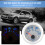 52mm 2'' Universal Car Motor Digital Blue LED 9