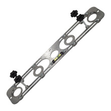 Professional Hot and Cold Water Pipe Leveler for Shower Faucet Installation, Stainless Steel, Accurate Alignment Tool