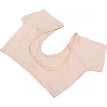 Washable Sweat Shield Vest Breathable Sweat Absorbent Vest Tops Quick Drying Underarm Armpit Moisture Pad Vest for Women Men Yellow Large