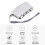 Massaggiatore Gua Sha con LED rosso, 500 mAh, 4 livelli 5