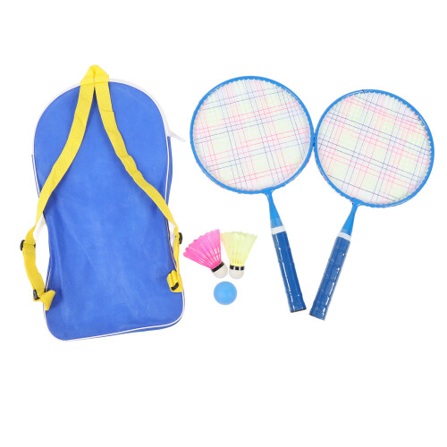 1 Pair Children Badminton Racket Set with Carrying