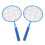 1 Pair Children Badminton Racket Set with Carrying 15