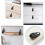 8 Pieces Leather Handle. Cabinet Handle In Black Leather. Leather Handle With 11