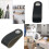 8 Pieces Leather Handle. Cabinet Handle In Black Leather. Leather Handle With 8
