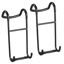 Dumbbell Spotter Hooks Barbell Attachment - Safety Hanger for 2X Dumbbells, 225lbs Capacity, Compatible with Bench Press