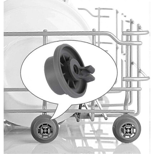 8-Pack Dishwasher Lower Rack Wheel Replacement 1