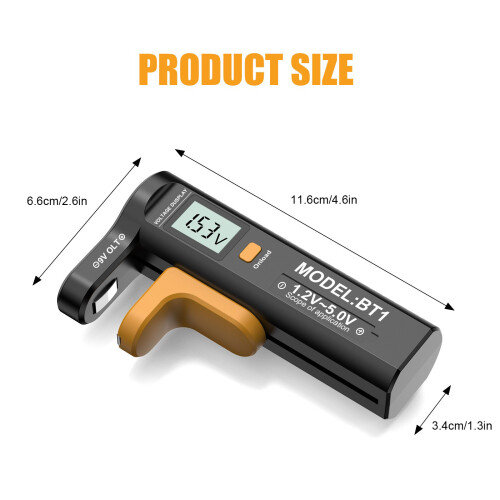 User Friendly Battery Meter Power Level Check for Convenient 2