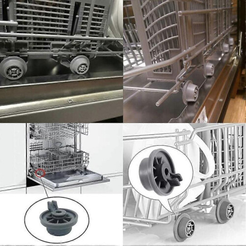 8-Pack Dishwasher Lower Rack Wheel Replacement 2