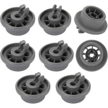 8-Pack Dishwasher Lower Rack Wheel Replacement