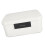 Secure 9L Double Layer White Storage Trunk with Password Lock for Files 10