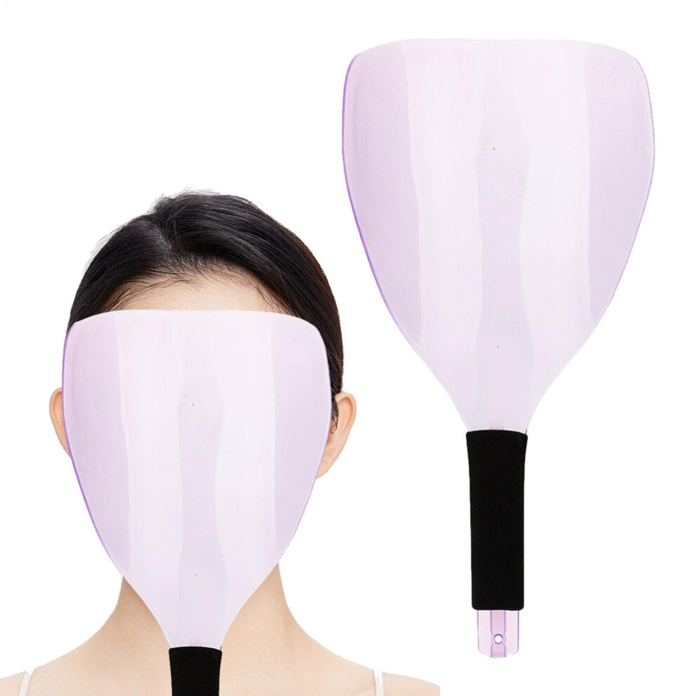 Hairspray Face Shield Clear with Handle, Eye Protector for Hairdressing Styling, 1 Count, Durable and Easy to Use