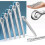 410Pcs Cotter Pin Split Pin Fastener Hitch Pin 6 Size Rustproof 5