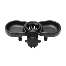 Cup Holder Snack Tray for Toddler Strollers, Rotatable Drink Organizer, Flexible Cup Holder Compatible with Most Baby Strollers