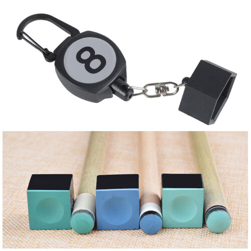 Retractable Billiard Chalks Holder Pocket Pool Cue Chalks Box 1