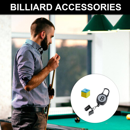 Billiard Cue Tip Pricker Billiard Pool Cue Tip Chalk Holder for 2