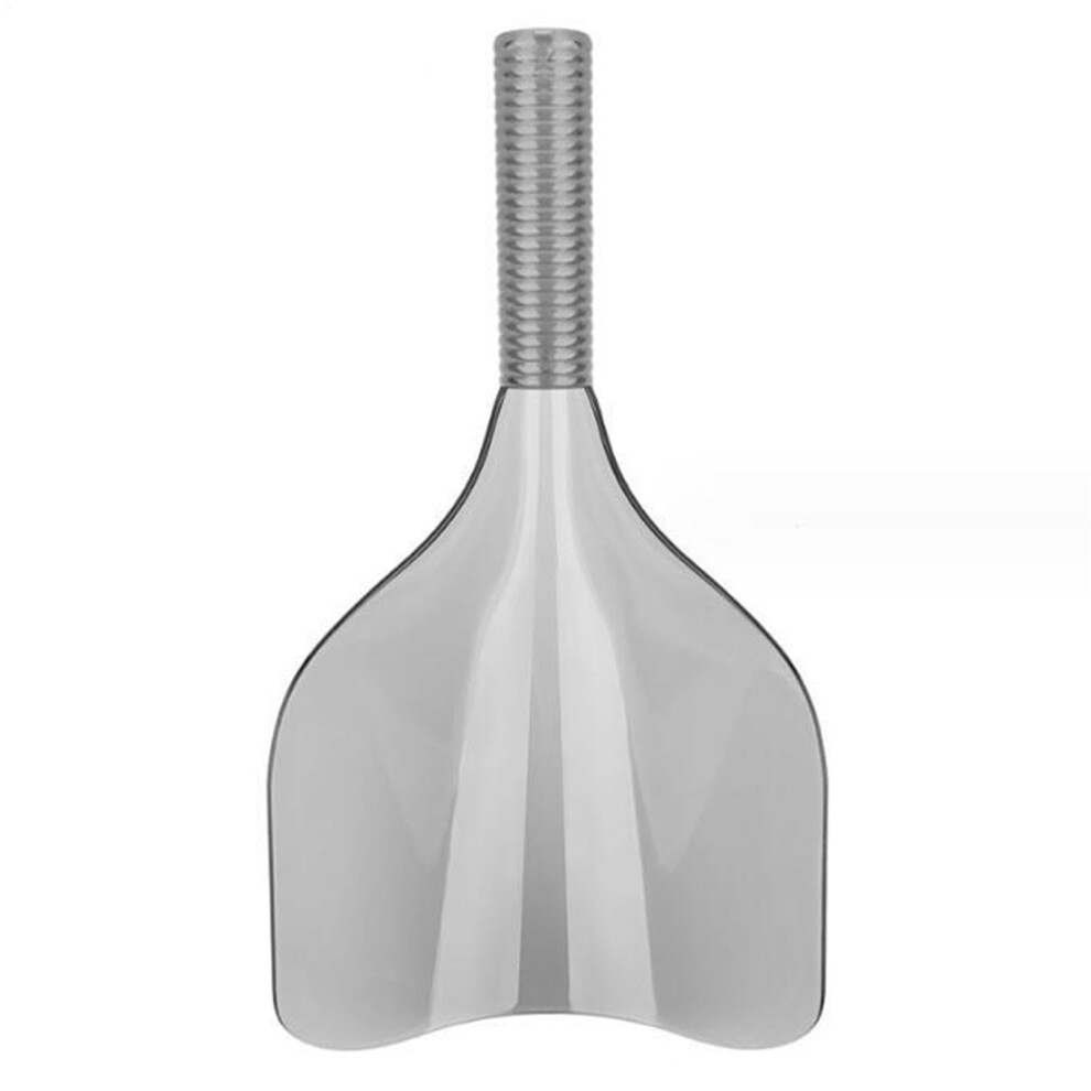Gray Hairspray Shield For Face | Transparent Face Shield Cover For Hairdressing Eye And Makeup Protection With Handle
