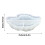 Flexible Silicone Mold For Making Decorative Waved Plates And 3