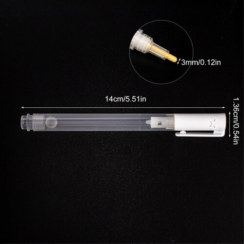 2Pcs Empty Marker 3mm Fine Tip Empty Pen For Painting on Paper 1