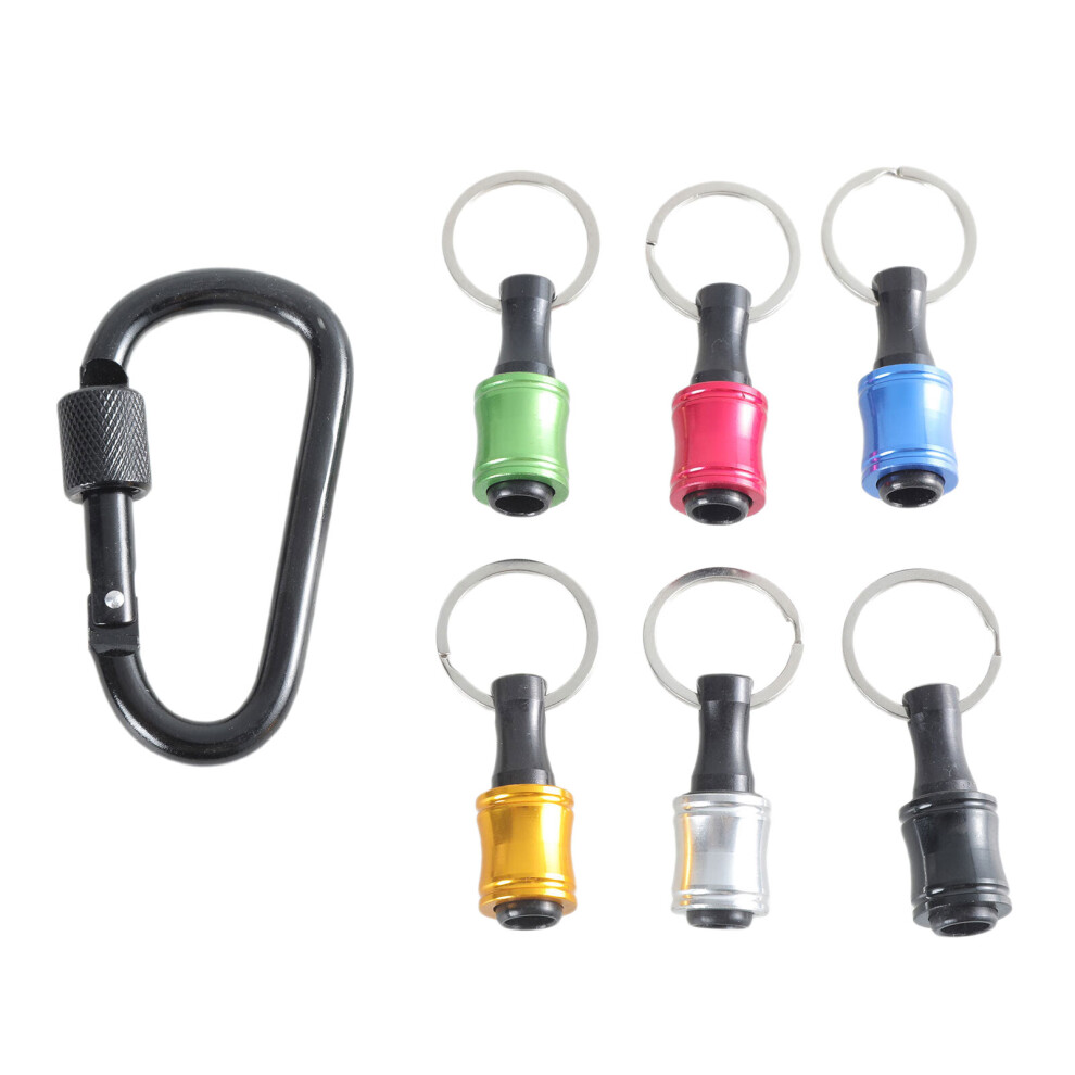 1/4Inch Hex Shank Screwdriver Bit Holder Extension Rod Keychains 7627000068002