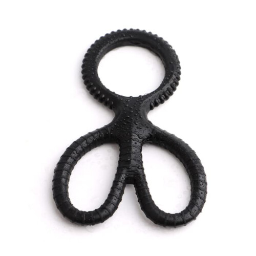 Elastic Silicone Triangular Penis Ring for Delayed Ejaculation, Extreme SM, and Enhanced Pleasure for Men