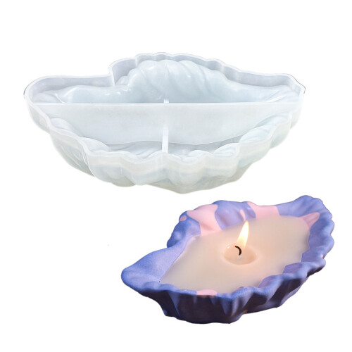 Flexible Silicone Mold For Making Decorative Waved Plates And