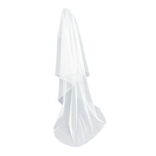 Romantics Floor Length Bridal Veil with Secure Comb Exquisite
