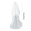 Romantics Floor Length Bridal Veil with Secure Comb Exquisite 3