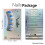 Short Press On Nails Christmas False Nails Snowflake Full Cover 4