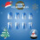 Short Press On Nails Christmas False Nails Snowflake Full Cover 7