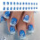 Short Press On Nails Christmas False Nails Snowflake Full Cover 2