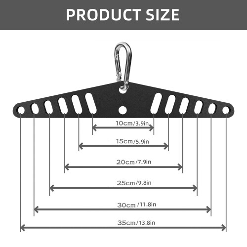 Double to Single D Handle Cable Pulley System Adaptor for Pull 2