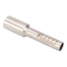 Laserverschweißtes Edelstahl 80 mm Graduierte Metallröhre Handgehaltene Präzisionswaage