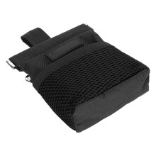 Porta snack per cani con clip da cintura - Cap. 12x11x5 cm Nero
