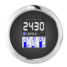 3.3in Multifunction Gauge RPM Oil Pressure Water