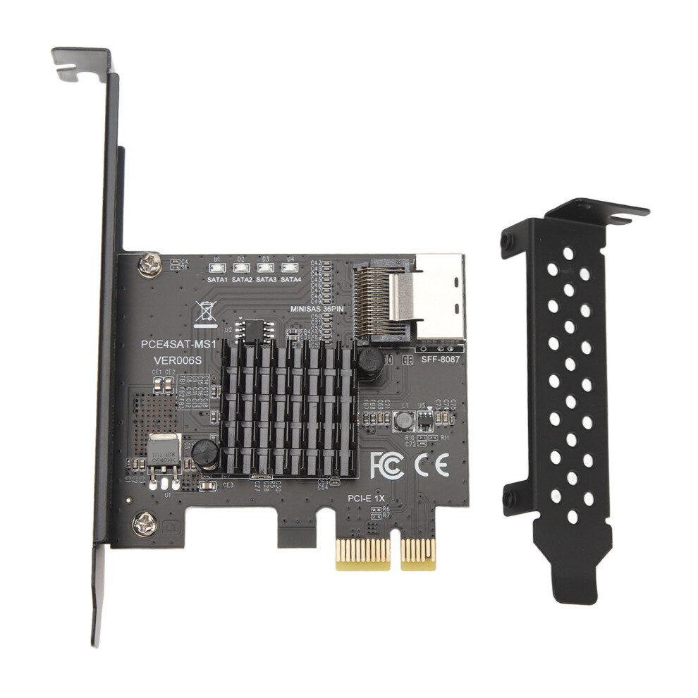 Pcie To Sata 3.0 Expansion Card 6Gbps Mini Sas36 8320539095363