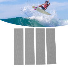 Anti Slip Surfboard Pads 4Pcs Grey Traction for Skimboards and Kayaks
