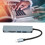 Hub USB-C a 4 porte USB 3.0 5 Gbps, lega di alluminio 16