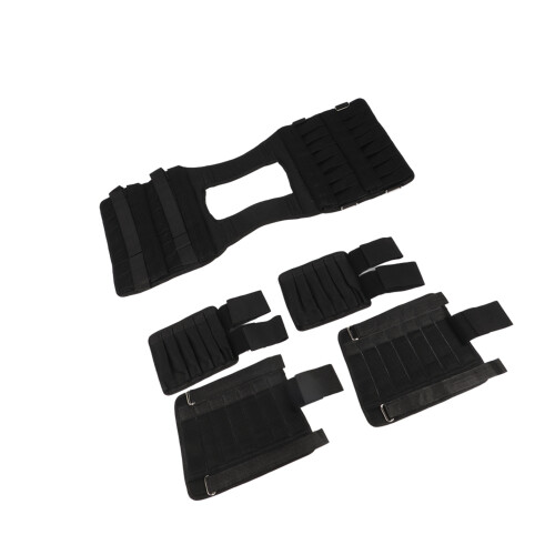 Empty Weighted Vest Set Breathable Mesh Fabric 1