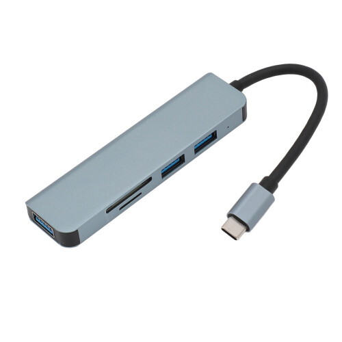 Hub USB-C a 4 porte USB 3.0 5 Gbps, lega di alluminio 1