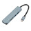 Hub USB-C a 4 porte USB 3.0 5 Gbps, lega di alluminio 1