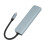 Hub USB-C a 4 porte USB 3.0 5 Gbps, lega di alluminio 12