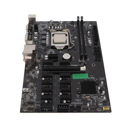B250B Motherboard 12 PCIe Slots VGA DVI Output 2