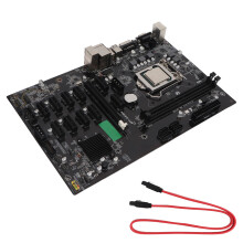 B250B Motherboard 12 PCIe Slots VGA DVI Output