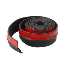 Side Panels Spoiler Lip 2.5M Universal Car Bumper Lip Rubber Protector 65mm Width Side Skirt Strip for All Models