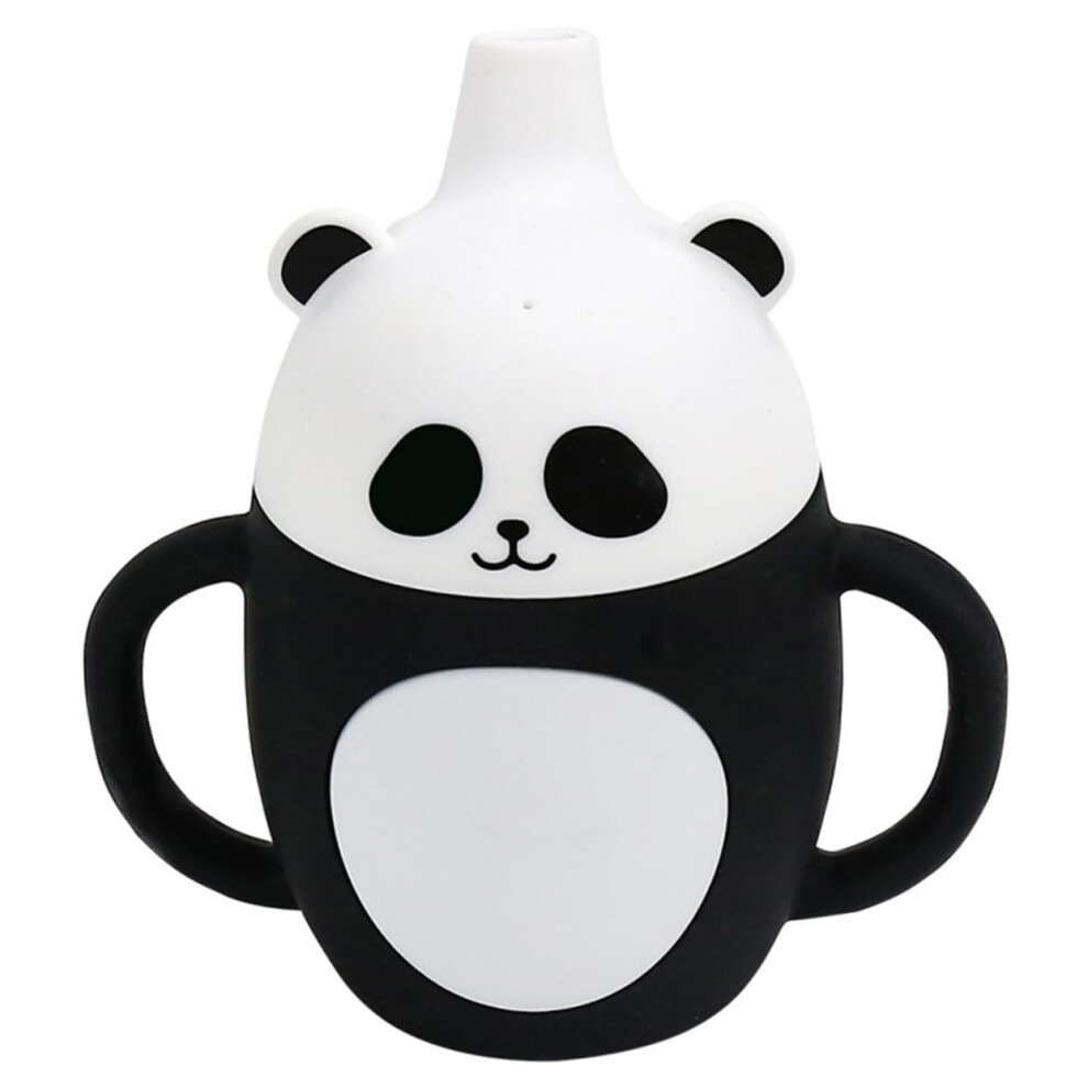 Silicone Training Cup with Dual Handles 6 oz Unbreakable No Spill Sippy Cup Soft Material for Weaning Juice Water