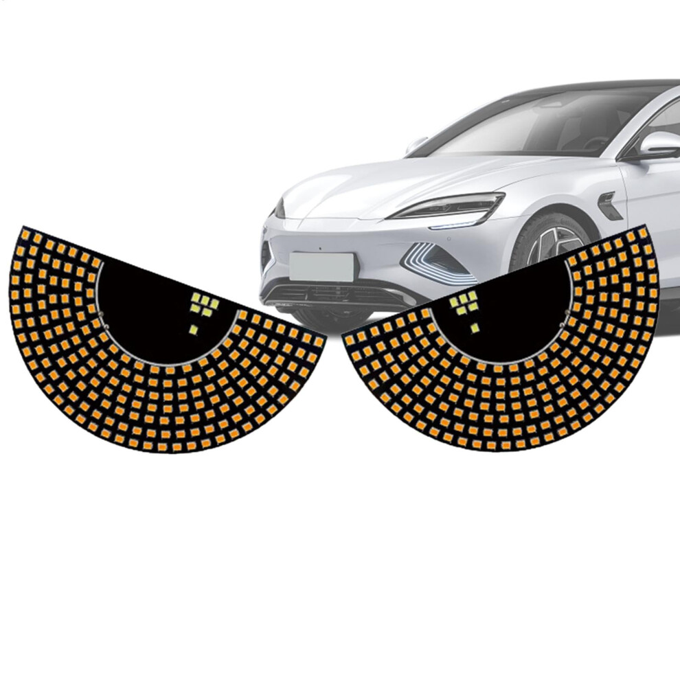 Devil Eyes For Windshield - Auto Led Expression Window Car Decoration Eye Signals, Universal Fit Light 6038364310378