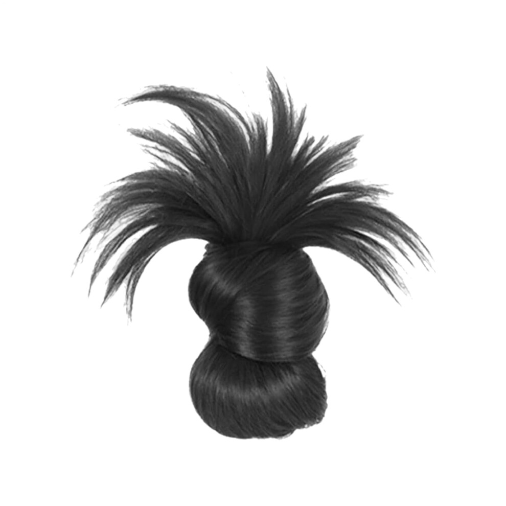 Unisex Black Fake Bun Clip On Buns Hairpieces For Women Girls | Stylish Updo Extensions In For Parties And Events
